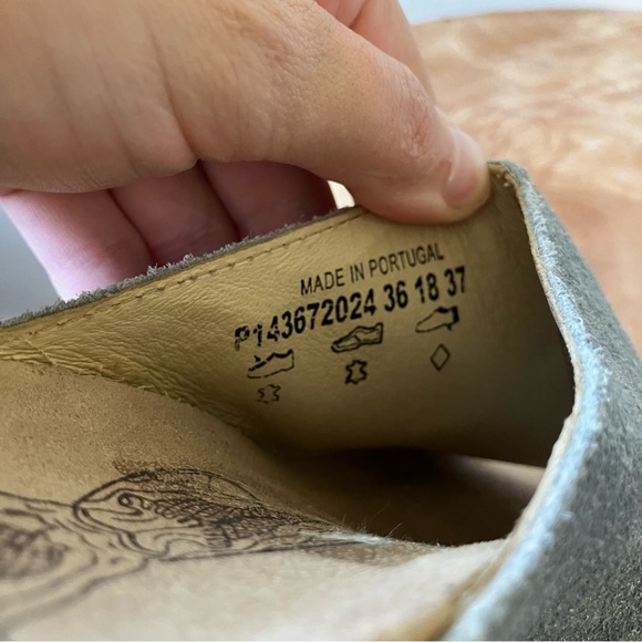 Fly London | Wigg Metallic Leather Slip On Mule Sandal - Picture 6 of 7